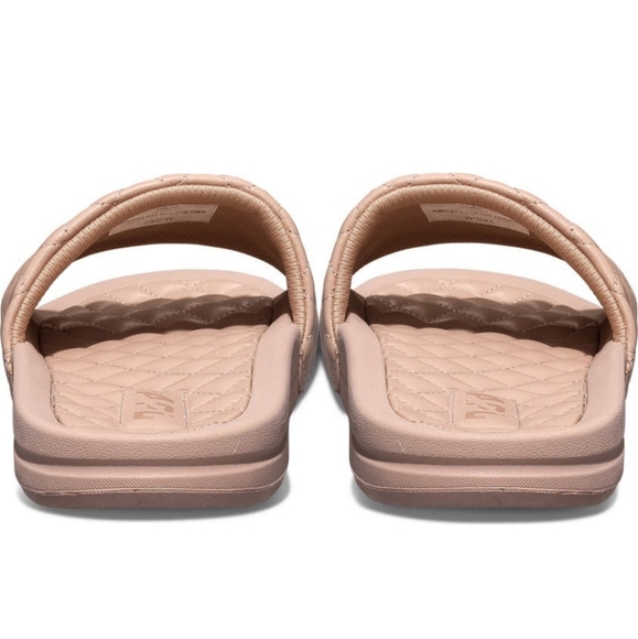 APL Lusso Quilted Leather Slide Sandal Rose - Picture 2 of 4